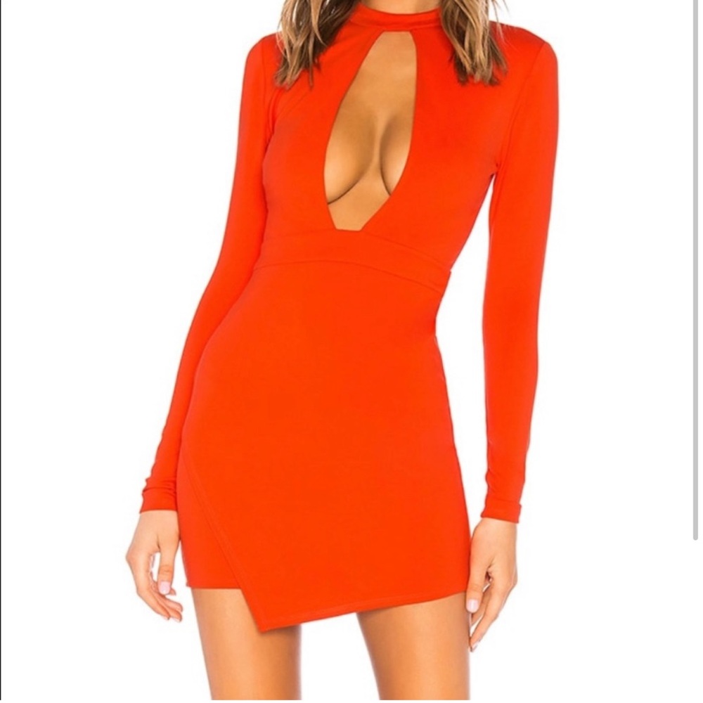 NBD NAVEN Revolve red dress.